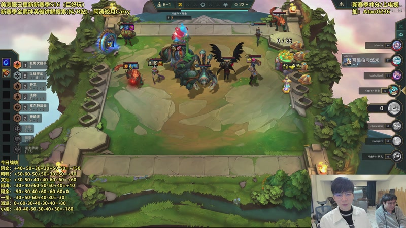 【2025-11-27 00点场】阿涛皎月Carry：云顶F4的直播间