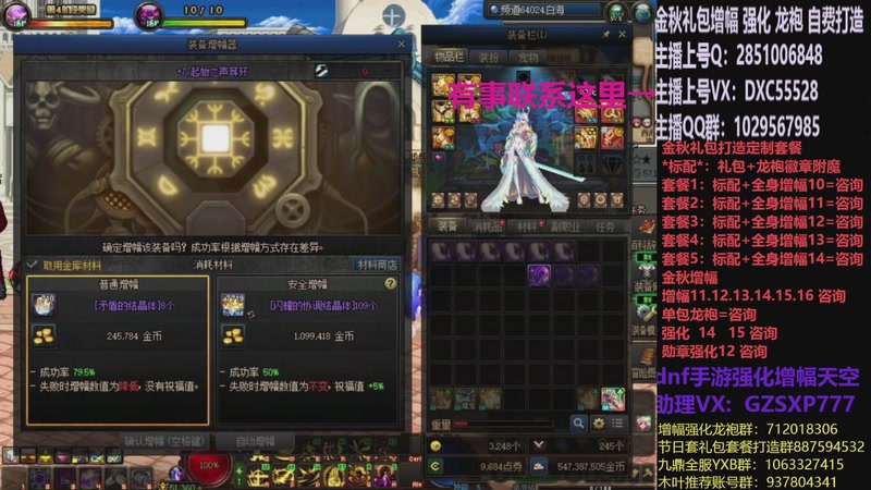 【2025-11-28 20点场】DNF木叶剑心：助理:增幅强化金秋礼包木叶晚上播