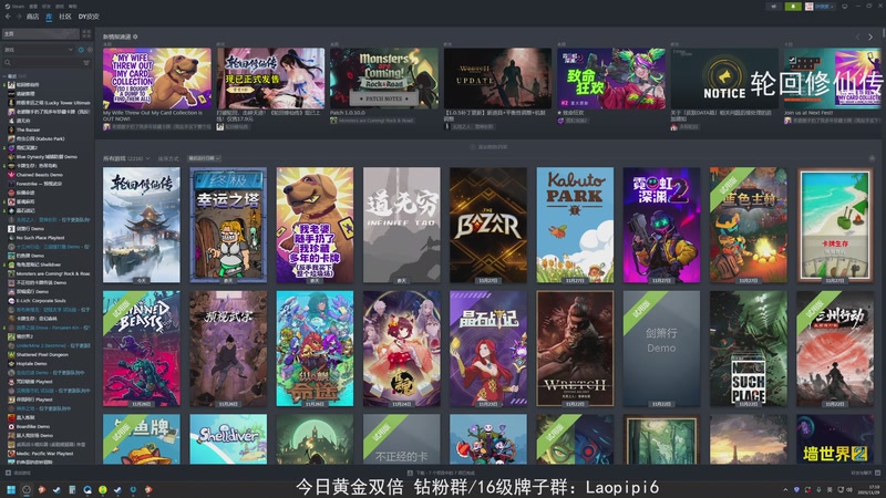 【2025-11-29 17点场】老皮历险记：全是你没见过的游戏