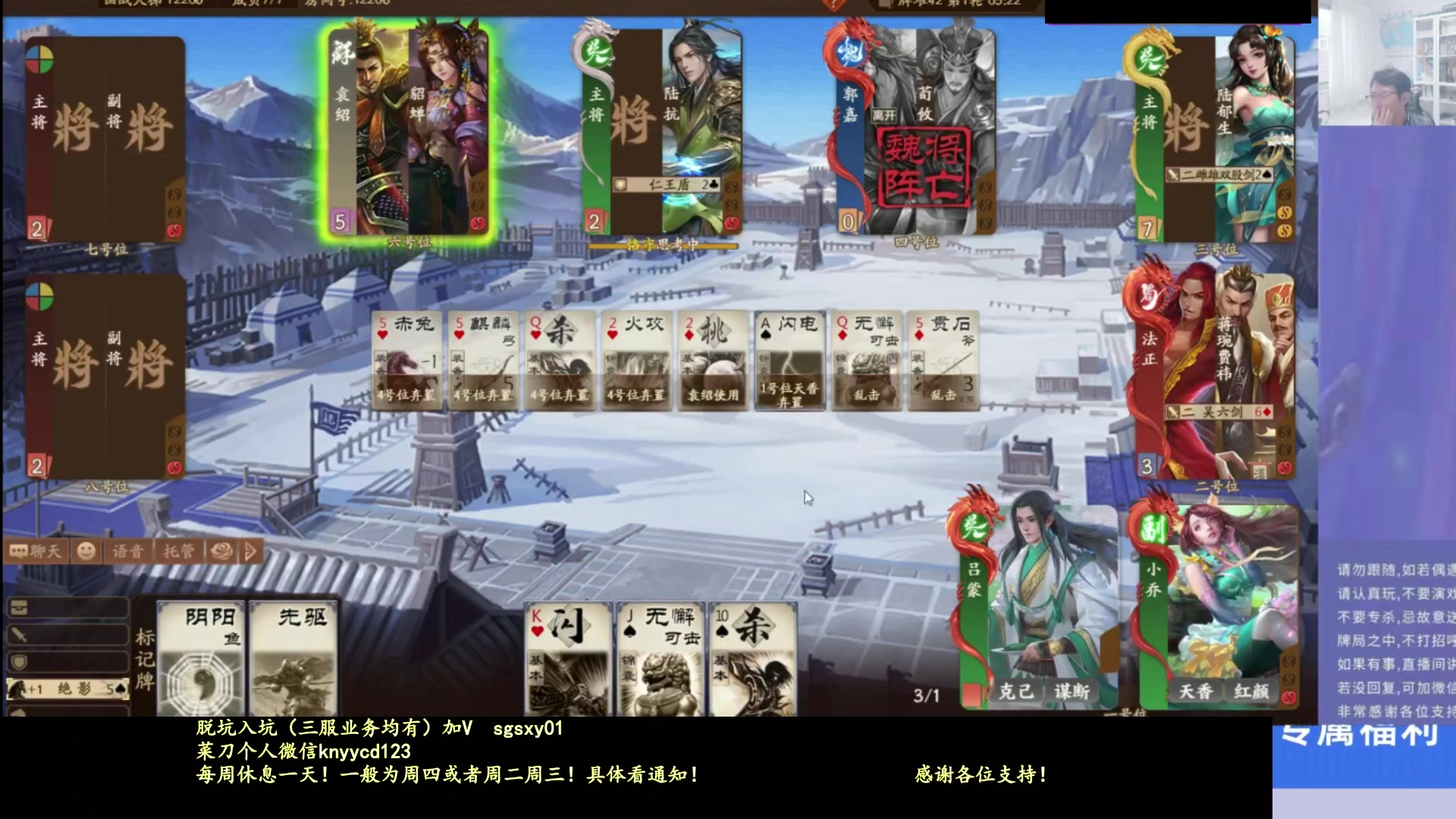 【2025-11-22 21点场】菜刀三国杀：合纵连横模式！