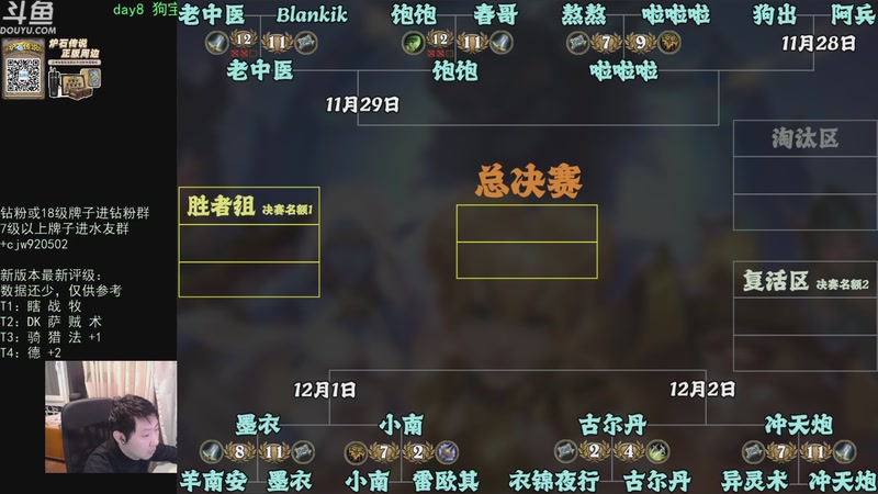 【2025-11-29 18点场】啦啦啦不是狗狗狗：啦啦啦：老中医vs饱饱！八强战day1