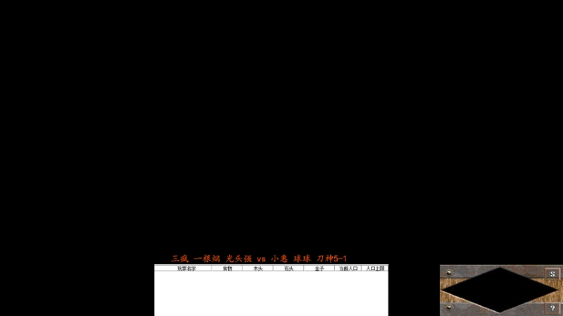 三疯 一根烟 光头强 1 vs 3 小惠 球球 刀神5-1 果6677