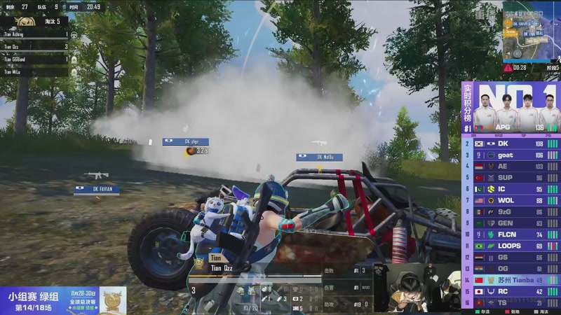 【2025-12-01 12点场】和平精英官方赛事：重播丨全球总决赛-小组赛绿组DAY3