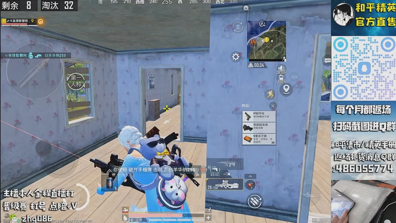 【2025-12-01 20点场】智慧刚丶：【赛季第3天】单人四排1v999