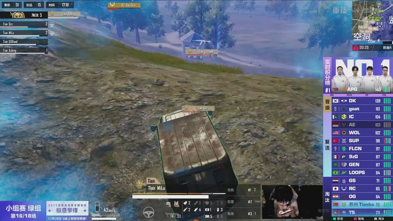 【2025-12-02 00点场】和平精英官方赛事：重播丨全球总决赛-小组赛绿组DAY3
