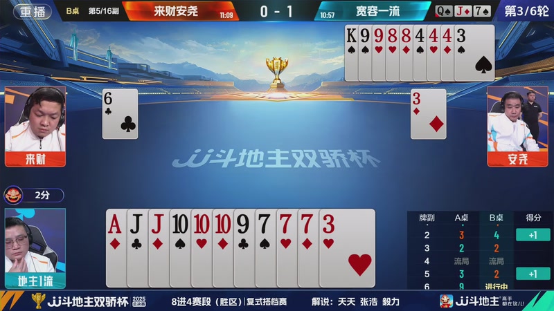 【2025-12-03 13点场】JJ斗地主官方：2025双骄杯总决赛火热进行中