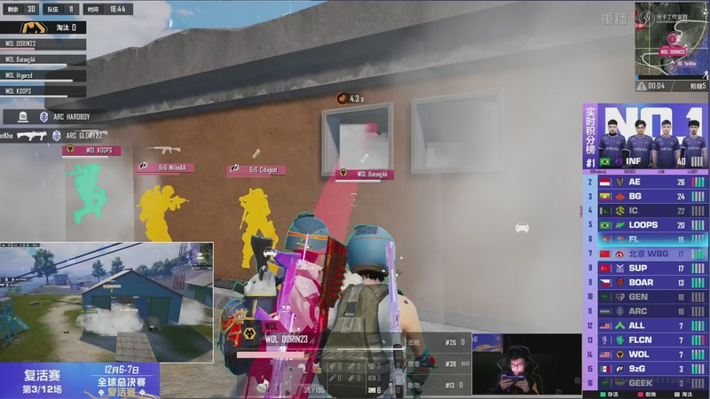 【2025-12-07 06点场】和平精英官方赛事：重播丨全球总决赛-复活赛DAY1