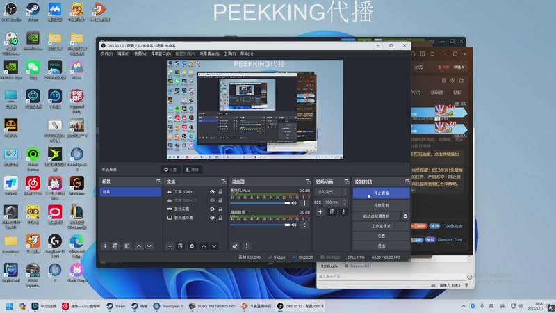 【2025-12-07 19点场】17shou丷：绝地求生！ 2267291