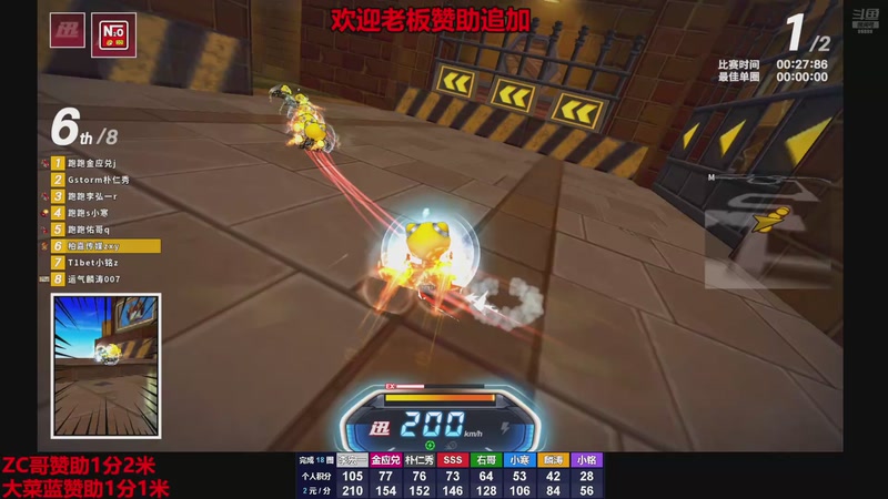 【2025-12-08 21点场】Popkartsss：SSS:跑跑拼好赛12:30~17:00