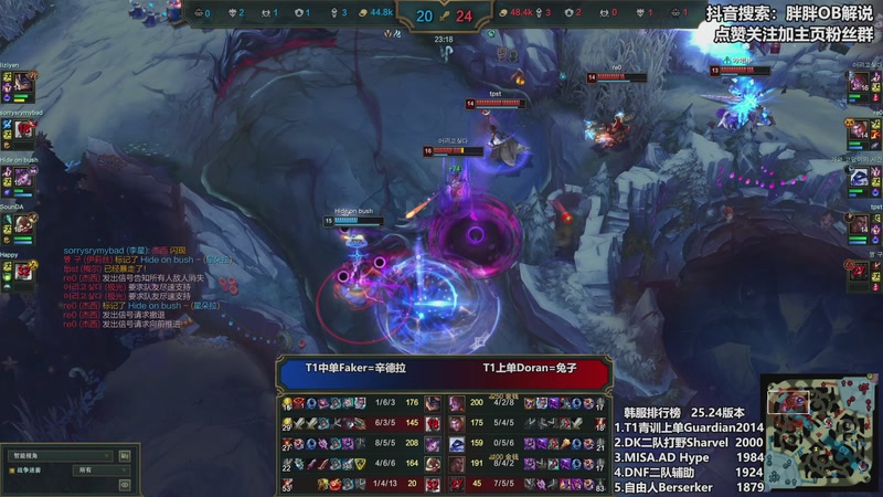 【2025-12-11 02点场】胖胖OB解说：胖胖OB：Faker韩服排位+T1新AD