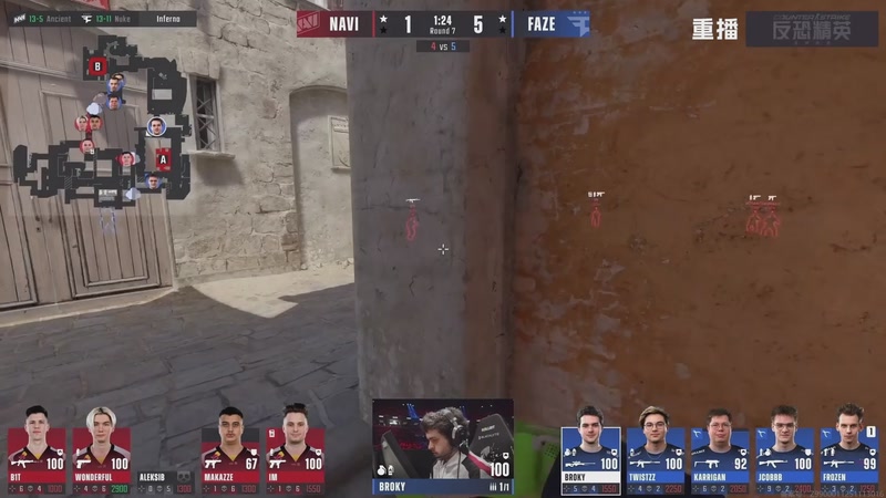 【2025-12-14 14点场】完美世界电竞频道：【预告】13号1:00点FaZe-VLT