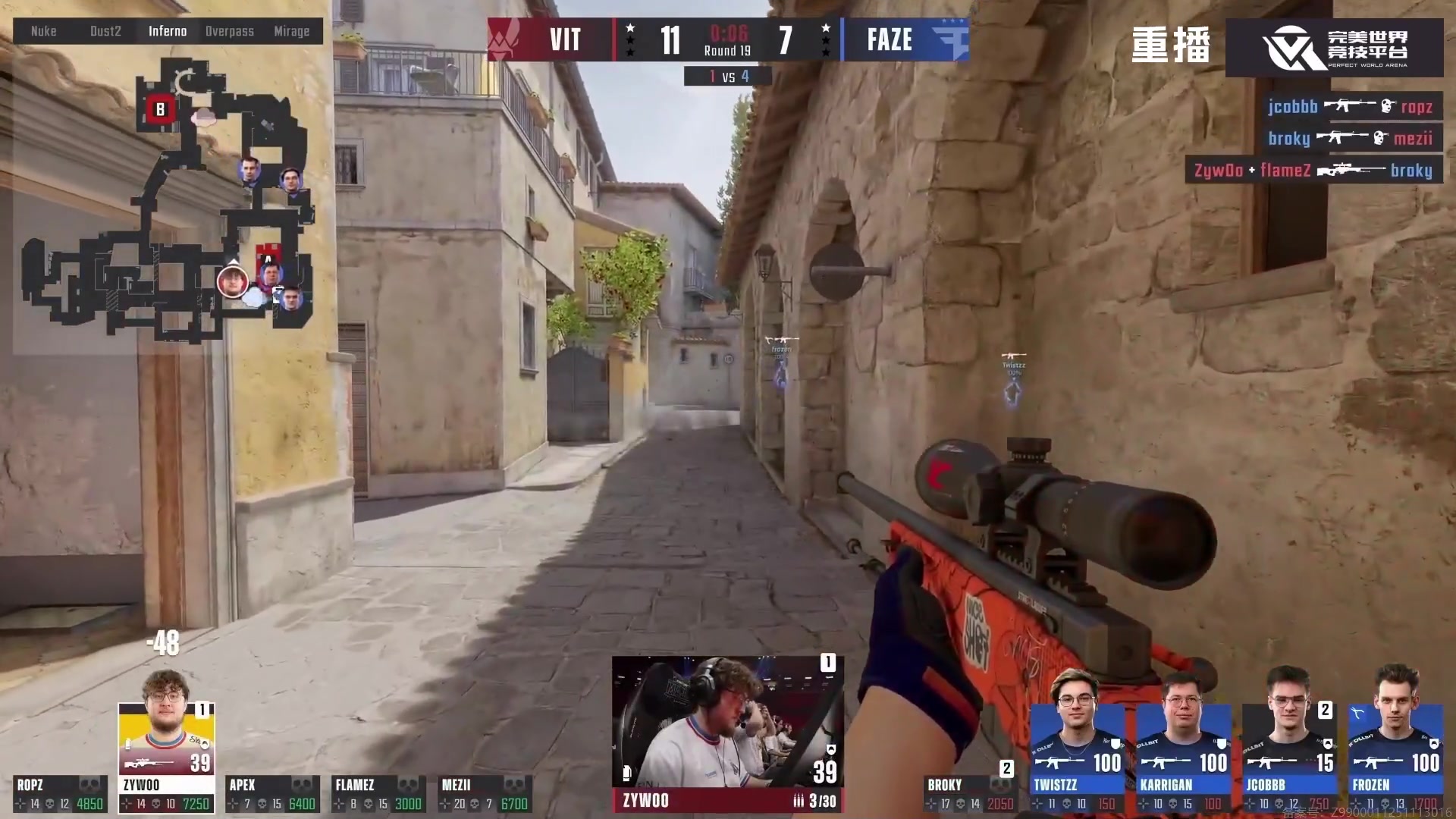 【2025-12-18 19点场】完美世界电竞频道：【2025布达佩斯Major】A舞台重播