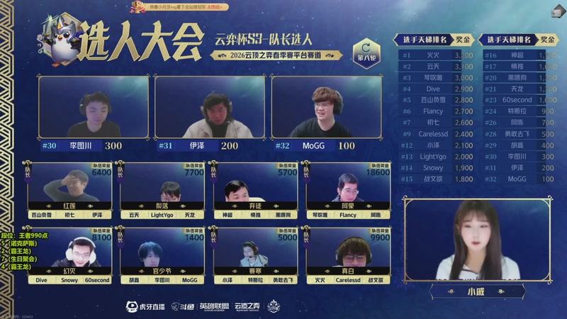 【2025-12-18 20点场】梨落秋溪：梨落：认真上分，冲第一！