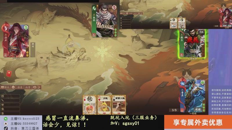 【2025-12-14 14点场】菜刀三国杀：新服国战不蹭车还能玩吗