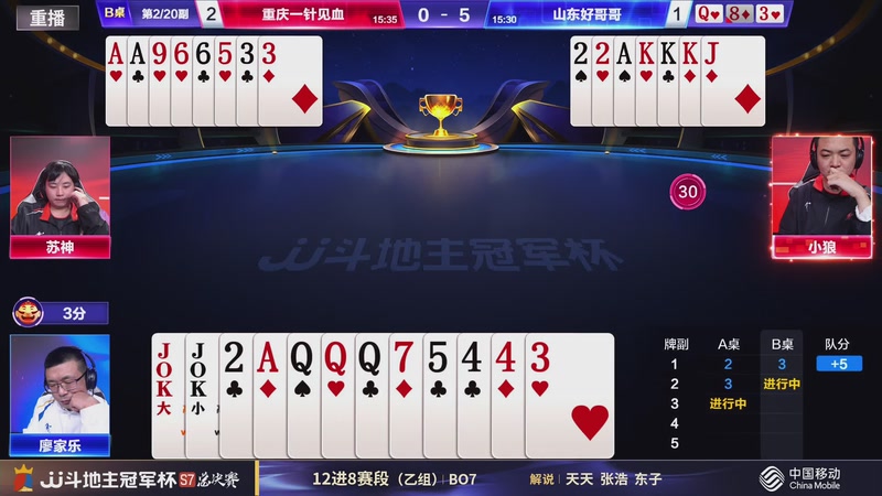 【2025-12-22 15点场】JJ斗地主官方：总决赛乙组四川天门淘一街VS福建梦幻