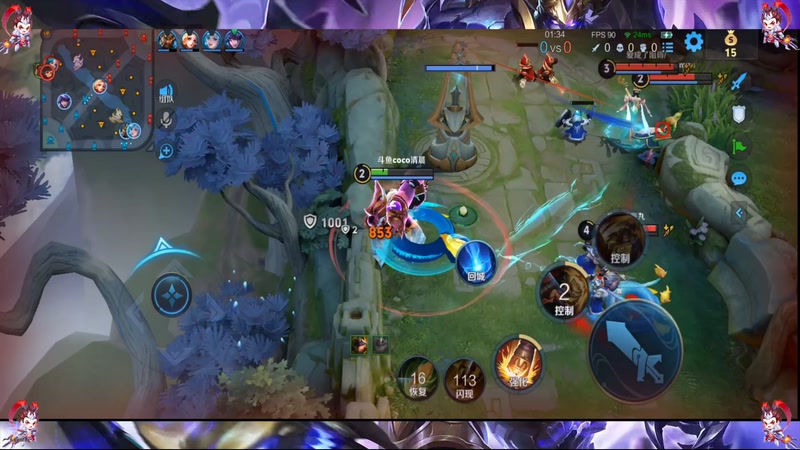 【2025-12-22 21点场】CoCo清晨:王者荣耀匹配，练练技术