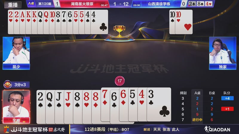 【2026-01-01 08点场】JJ斗地主官方：总决赛甲组 湖南星火燎原VS山西清徐学栋