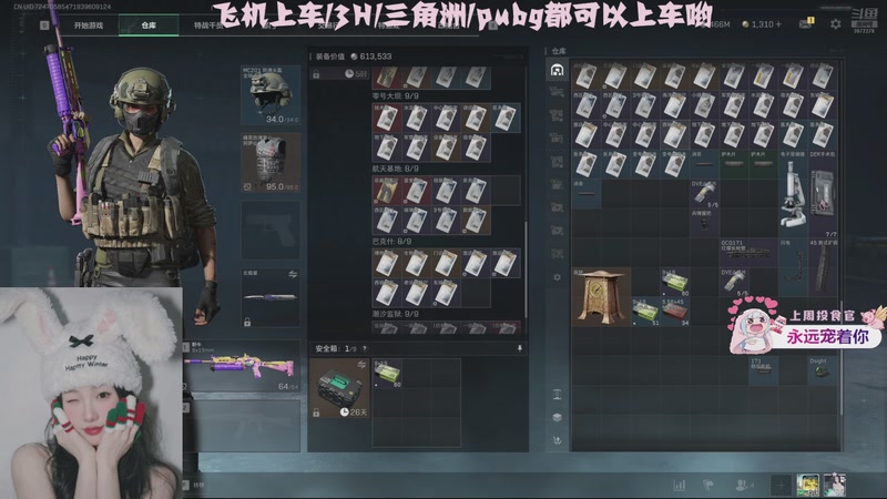 【2026-01-02 10点场】小仙瑞：三角洲/pubg 都可（有车位）