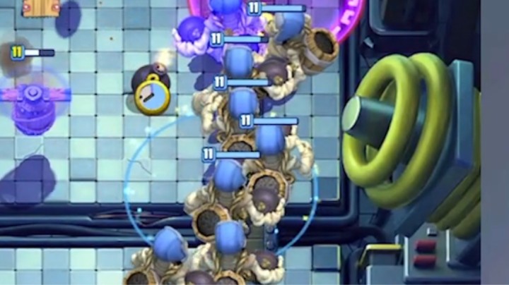 皇室战争：巨像引擎骷髅巨人确实强