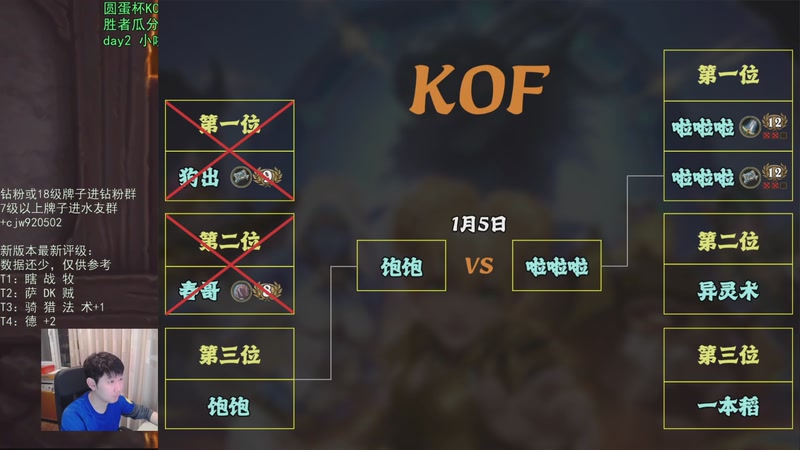 【2026-01-05 18点场】啦啦啦不是狗狗狗：啦啦啦：7点KOF大决战！小啦vs饱饱！