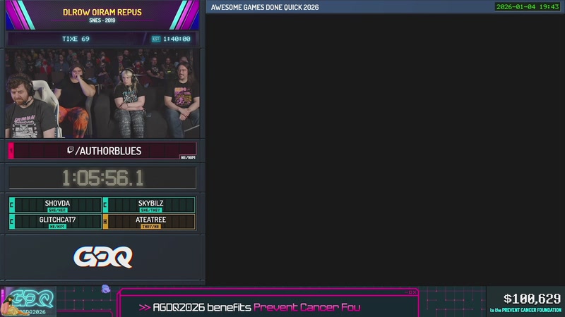 【2026-01-06 11点场】清风明月2014：AGDQ 冬季游戏速通大会 2026