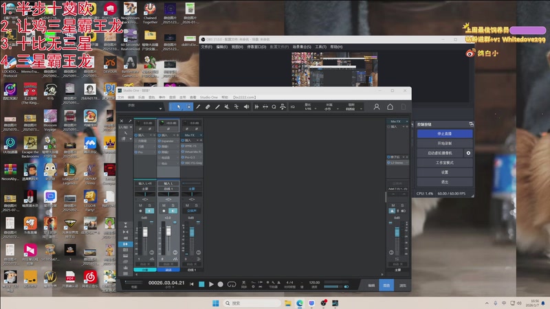 【2026-01-07 16点场】小白鸽WhiteDove：【小白鸽】来咯来咯！