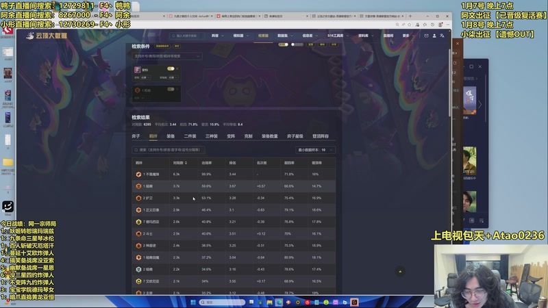 【2026-01-09 08点场】阿涛皎月Carry：备战今晚7点群英杯复活赛！