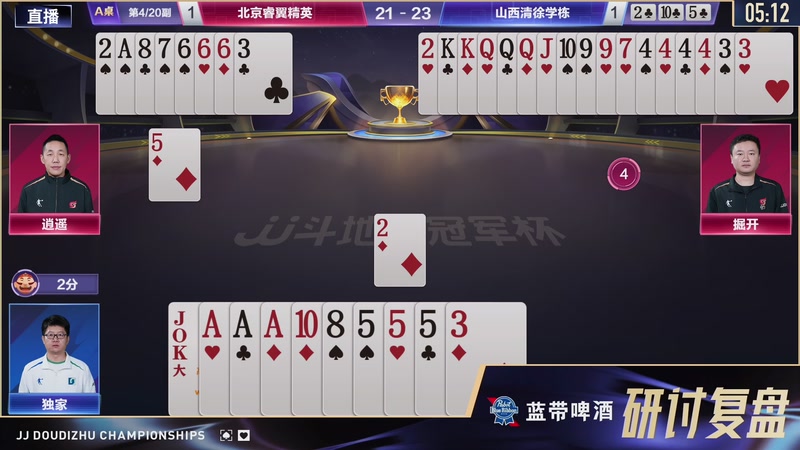 【2026-01-27 19点场】JJ斗地主官方：4强分区赛 北京睿翼精英VS山西清徐学栋