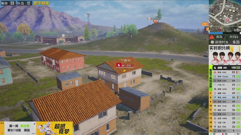 【2026-02-08 06点场】和平精英官方赛事：重播 |PEL春季赛常规赛第一周决赛D2