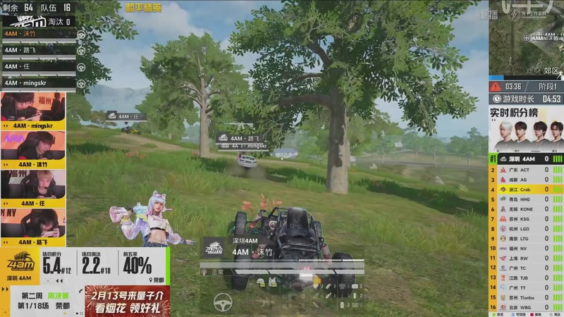 【2026-02-12 04点场】和平精英官方赛事：重播丨PEL春季赛常规赛第二周突围赛D2