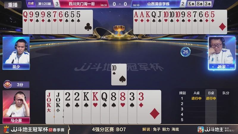 【2026-02-26 00点场】JJ斗地主官方：恭喜重庆一针见血获得S7总冠军！