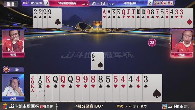 【2026-03-02 16点场】JJ斗地主官方：恭喜重庆一针见血获得S7总冠军！