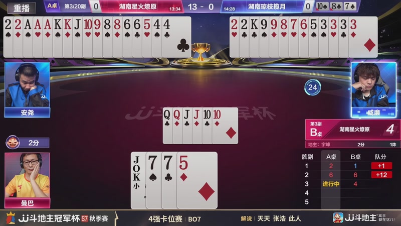 【2026-03-03 20点场】JJ斗地主官方：恭喜重庆一针见血获得S7总冠军！