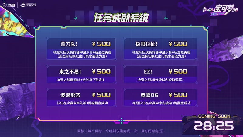 【2026-03-08 17点场】斗鱼官方电竞直播：【监控室】宝可梦S6 DAY4 直播