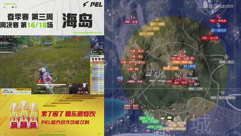 【2026-03-11 20点场】和平精英官方赛事：重播丨PEL春季赛常规赛第三周决赛D3
