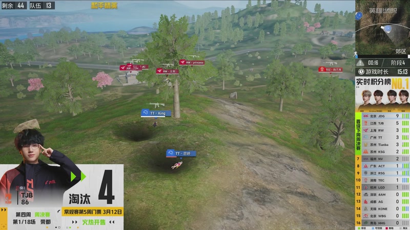 【2026-03-13 18点场】和平精英官方赛事：直播丨PEL春季赛常规赛第四周决赛D1