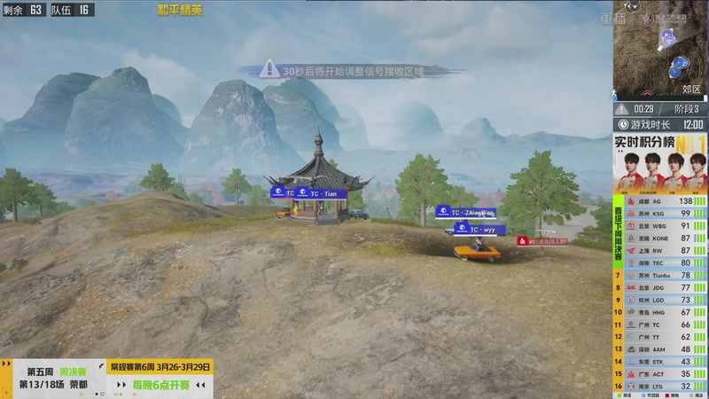 【2026-03-26 15点场】和平精英官方赛事：直播丨PEL春季赛常规赛第六周突围赛D1