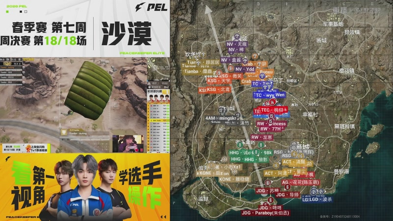 【2026-04-07 06点场】和平精英官方赛事：重播丨PEL春季赛常规赛第七周决赛D3