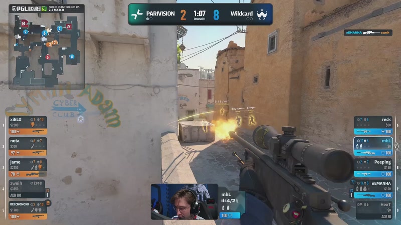 【2026-04-08 23点场】完美世界电竞频道：PGL布加勒斯特 主舞台【重播】