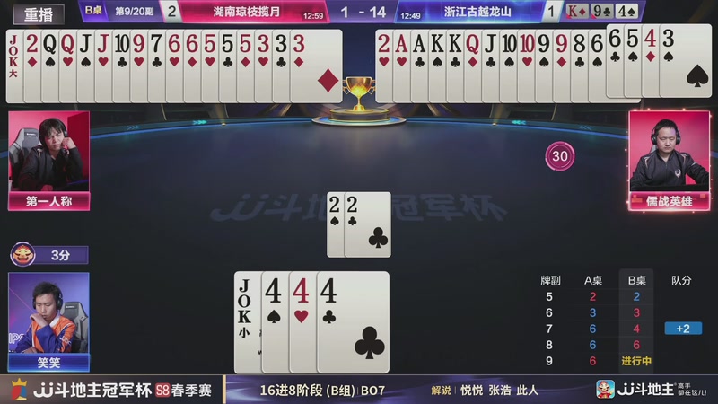 【2026-04-13 05点场】JJ斗地主官方：JJ斗地主冠军杯S8春季赛B组火热开战