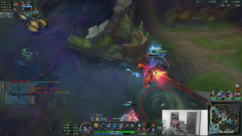 【2026-04-15 15点场】余小C真的很强：余小C:韩服749冲850！