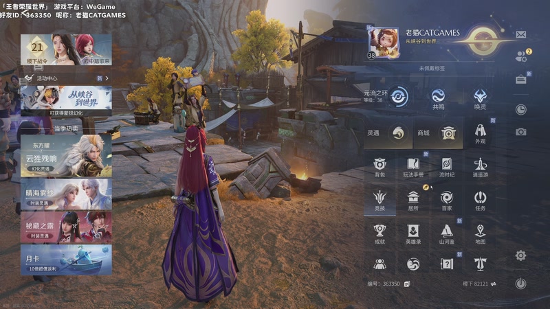 【2026-04-16 14点场】老猫CatGames：【Cat】王者荣耀世界探索