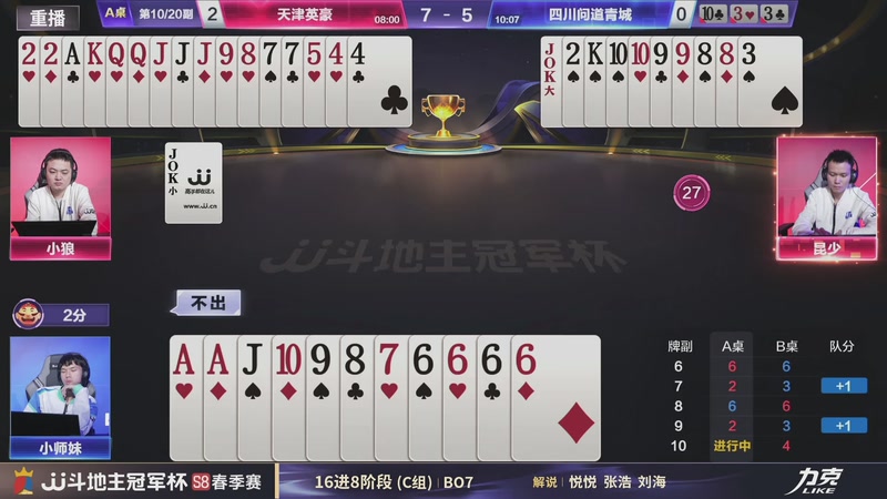 【2026-04-20 05点场】JJ斗地主官方：JJ斗地主冠军杯S8春季赛C组火热开战