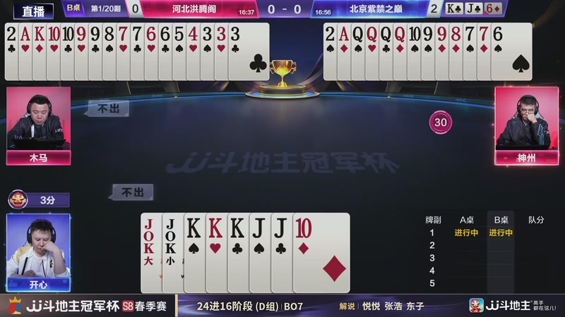 【2026-04-22 19点场】JJ斗地主官方：JJ斗地主冠军杯S8春季赛D组火热开战