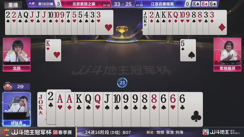 【2026-04-25 07点场】JJ斗地主官方：JJ斗地主冠军杯S8春季赛D组火热开战