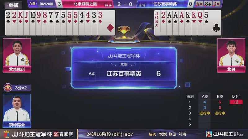 【2026-04-25 09点场】JJ斗地主官方：JJ斗地主冠军杯S8春季赛D组火热开战