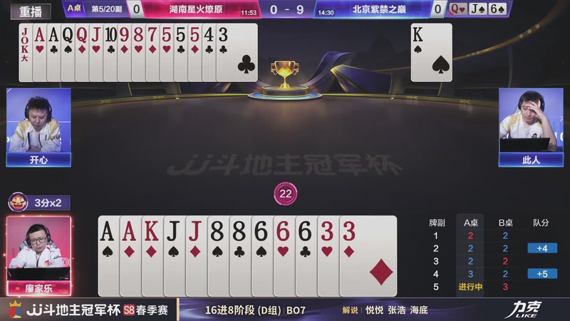 【2026-04-26 23点场】JJ斗地主官方：JJ斗地主冠军杯S8春季赛D组火热开战