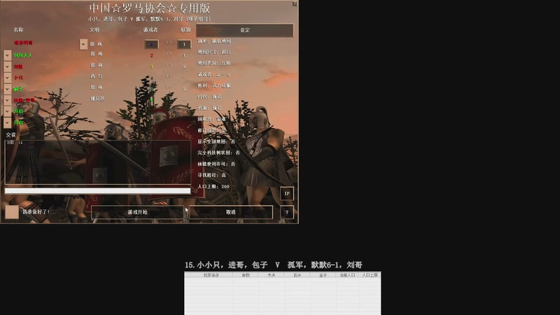 15.小小只，进哥，包子2V3孤军，默默6-1，刘哥