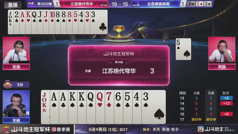 【2026-05-10 15点场】JJ斗地主官方：冠军杯S8春季赛8进4赛段E组