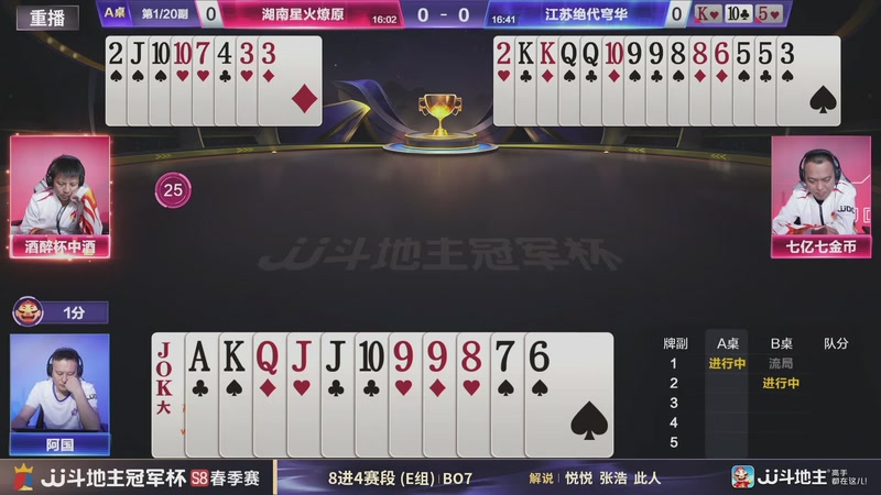 【2026-05-12 02点场】JJ斗地主官方：冠军杯S8春季赛8进4赛段E组